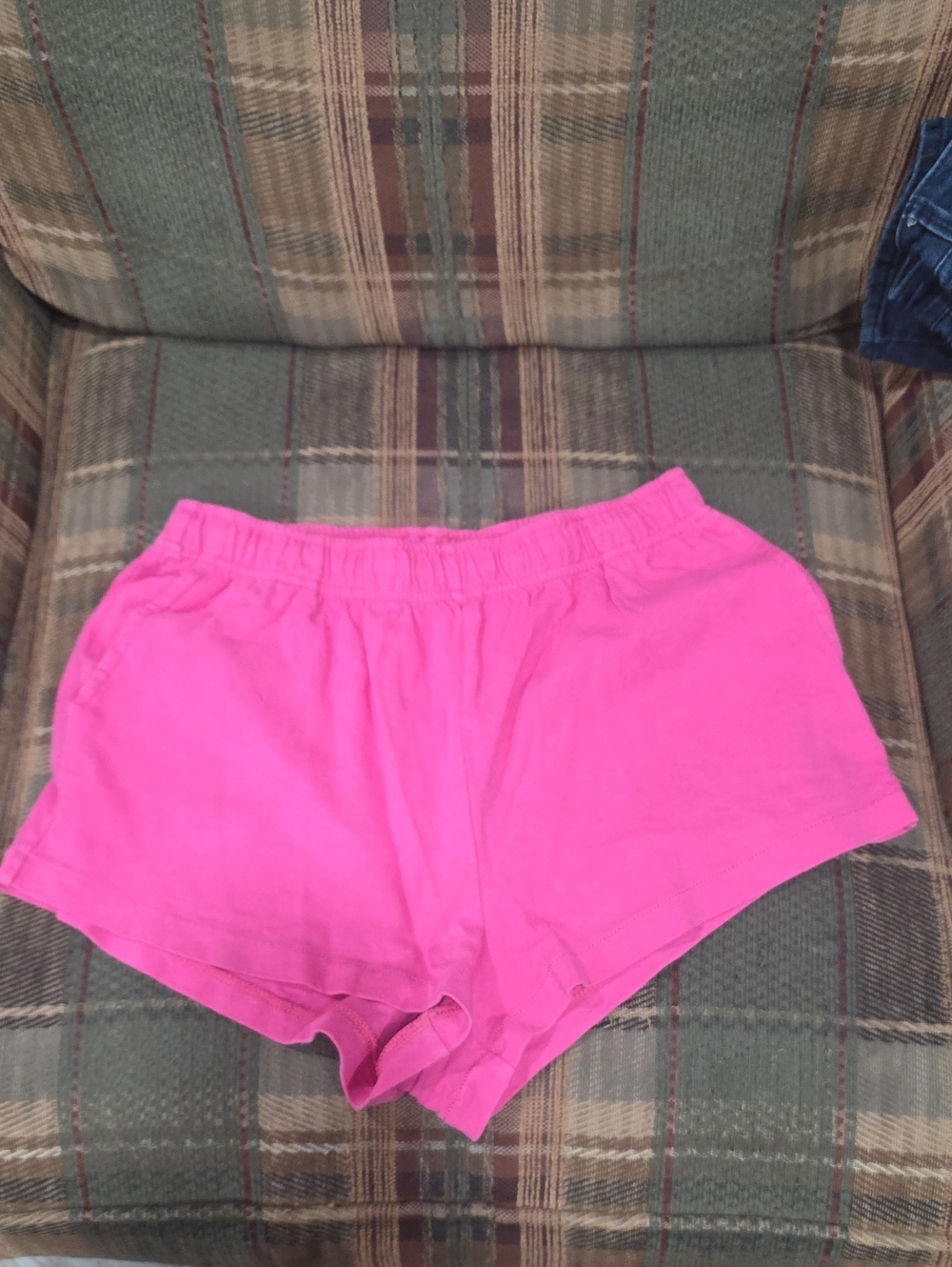 American Eagle Outfitters Hot Pink Elastic Waist Athletic Shorts